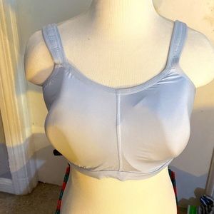 Breezies Comfort Zone full coverage Underwire I-Shirt bra gray Shadows 36DDD/36F